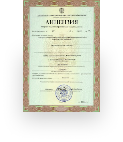 Лицензия